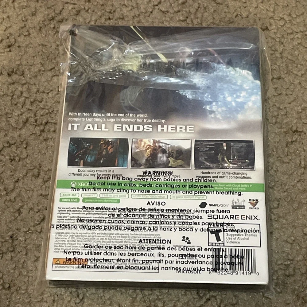 Final Fantasy XIII: Lightning Returns Steelbook Target Edition (Xbox 360) NEW